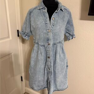 Light Wash Denim Dress 👗 Boutique Denim